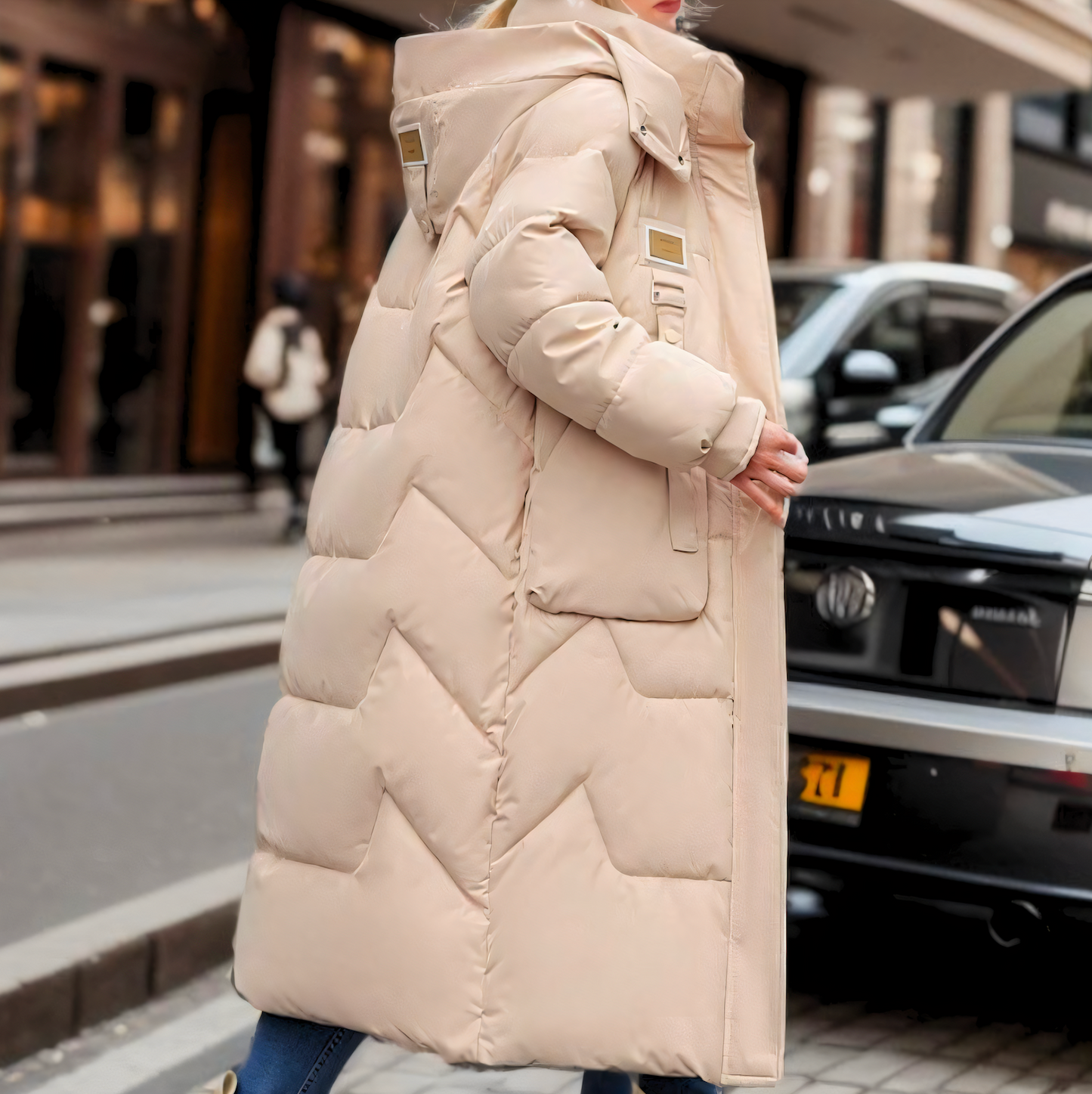 Wilma® | Stylish long waterproof puffer jacket for women