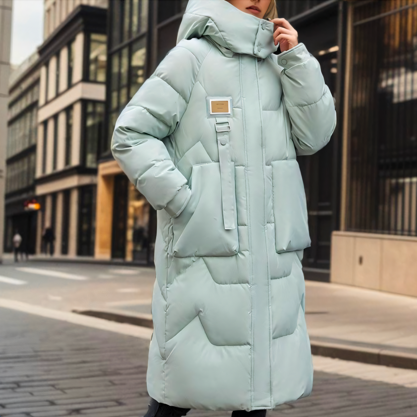 Wilma® | Stylish long waterproof puffer jacket for women