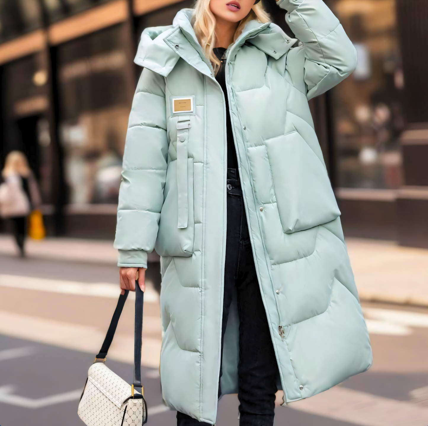 Wilma® | Stylish long waterproof puffer jacket for women