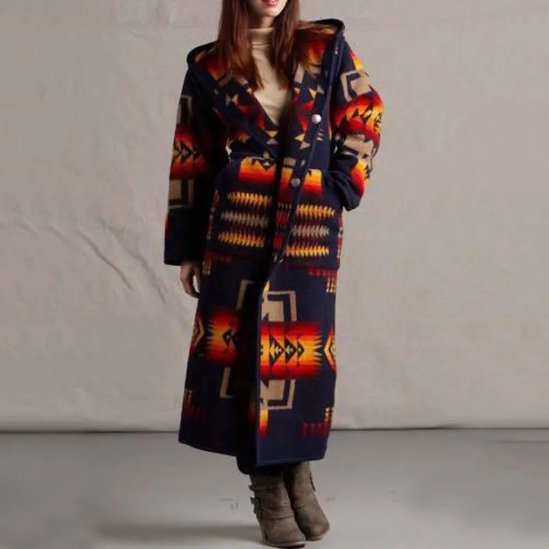 Amalia® | Long coat in a unique style