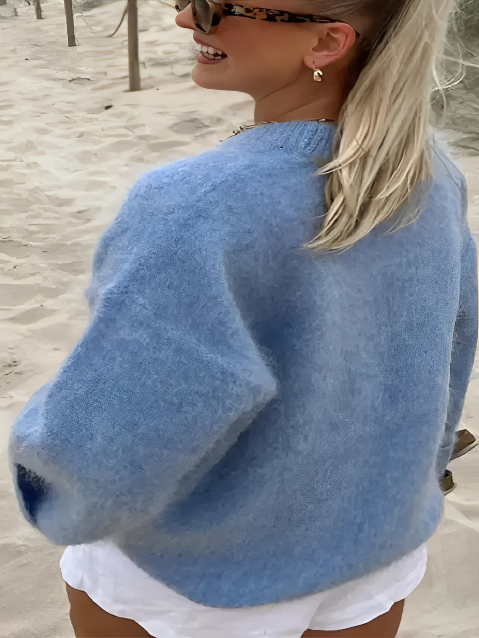 Angela® | Cozy oversized fall sweater for women.