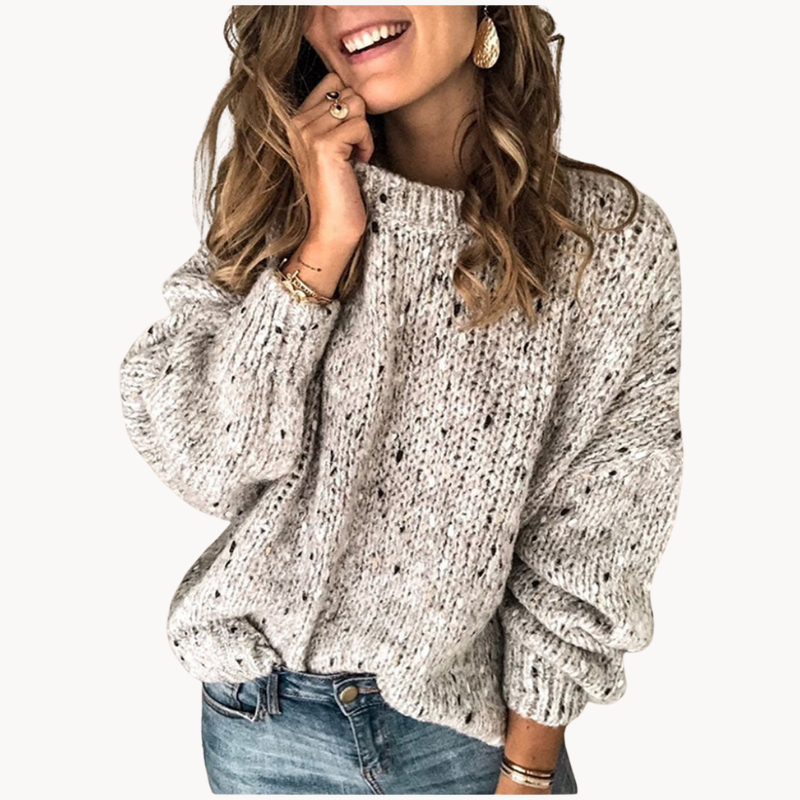 Adriana® | Cozy retro knitted sweater for women