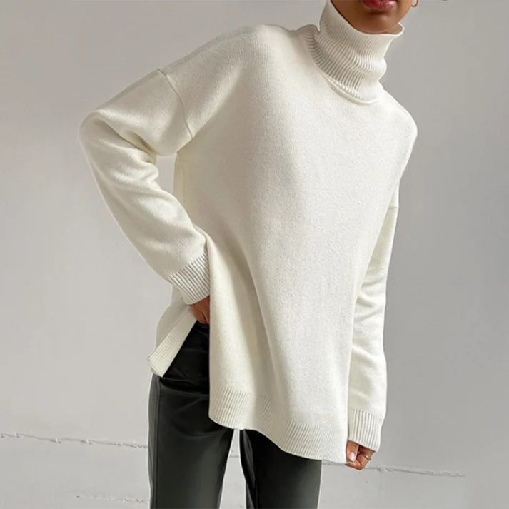 Vanessa® | Turtleneck knitted sweater for women