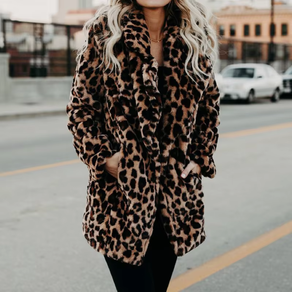 America® | Warm leopard coat