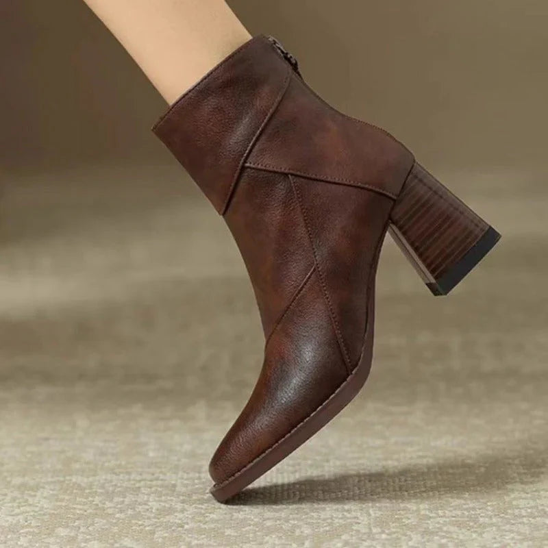 Angela® | Comfortable leather boots for women.