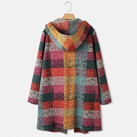 Yanet® | Multicolored hooded cardigan for women