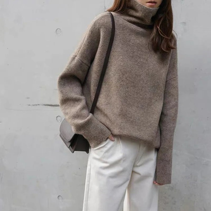 Vania® | Pullover with a soft turtleneck