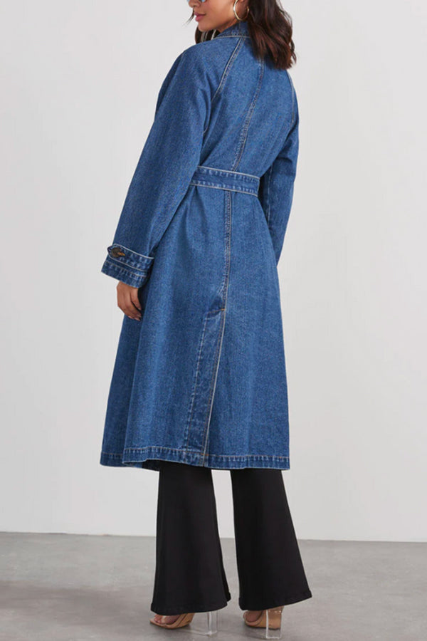 Zoe® | Chandry denim trench coat