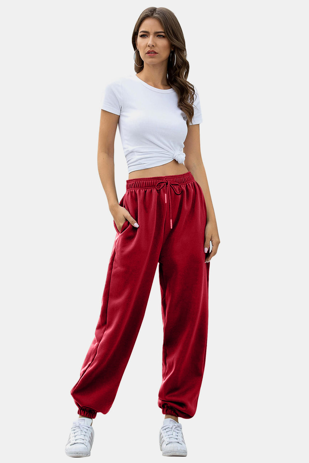 Angela® | Jogging pants with elastic waistband and pockets