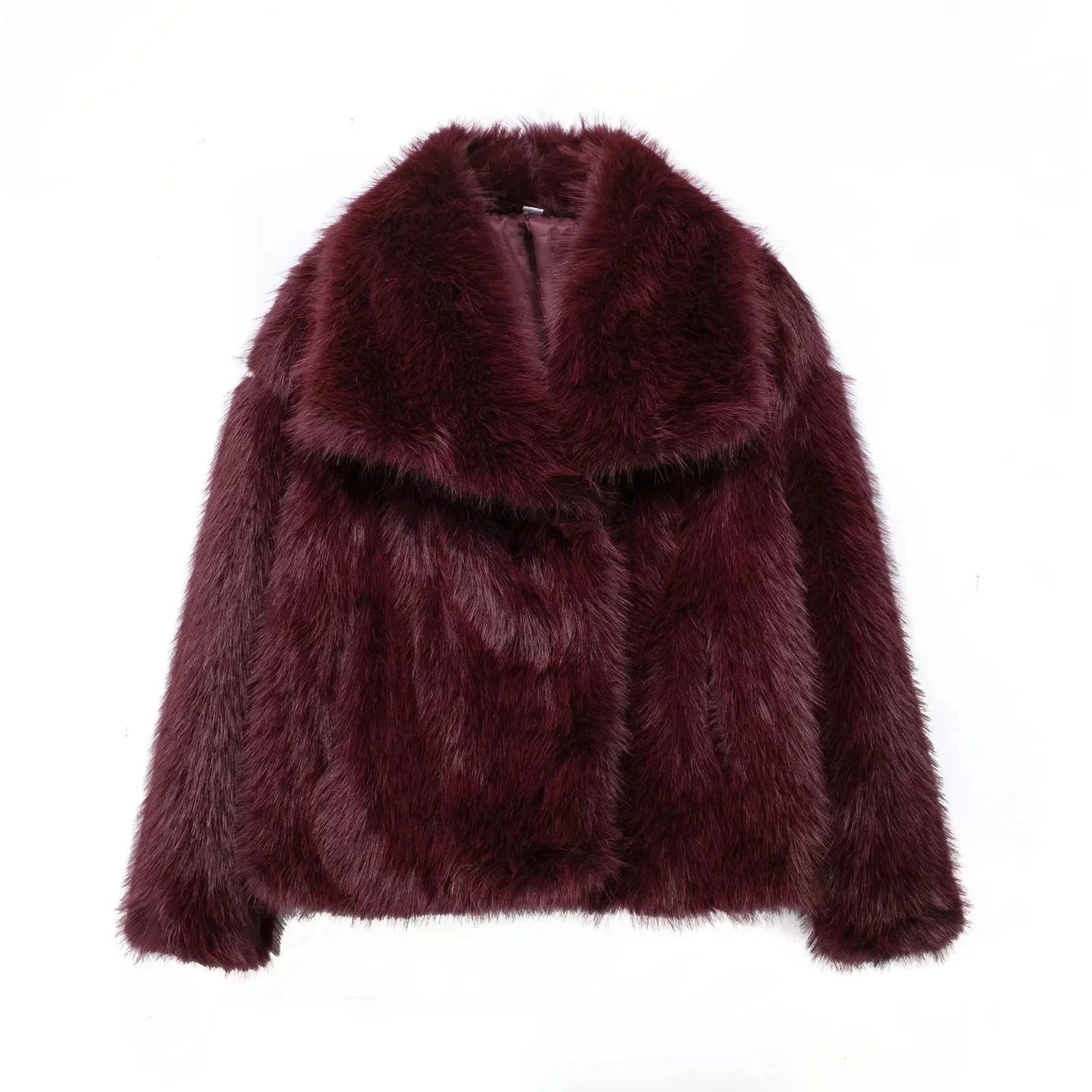 Addison® | Elegant faux fur jacket