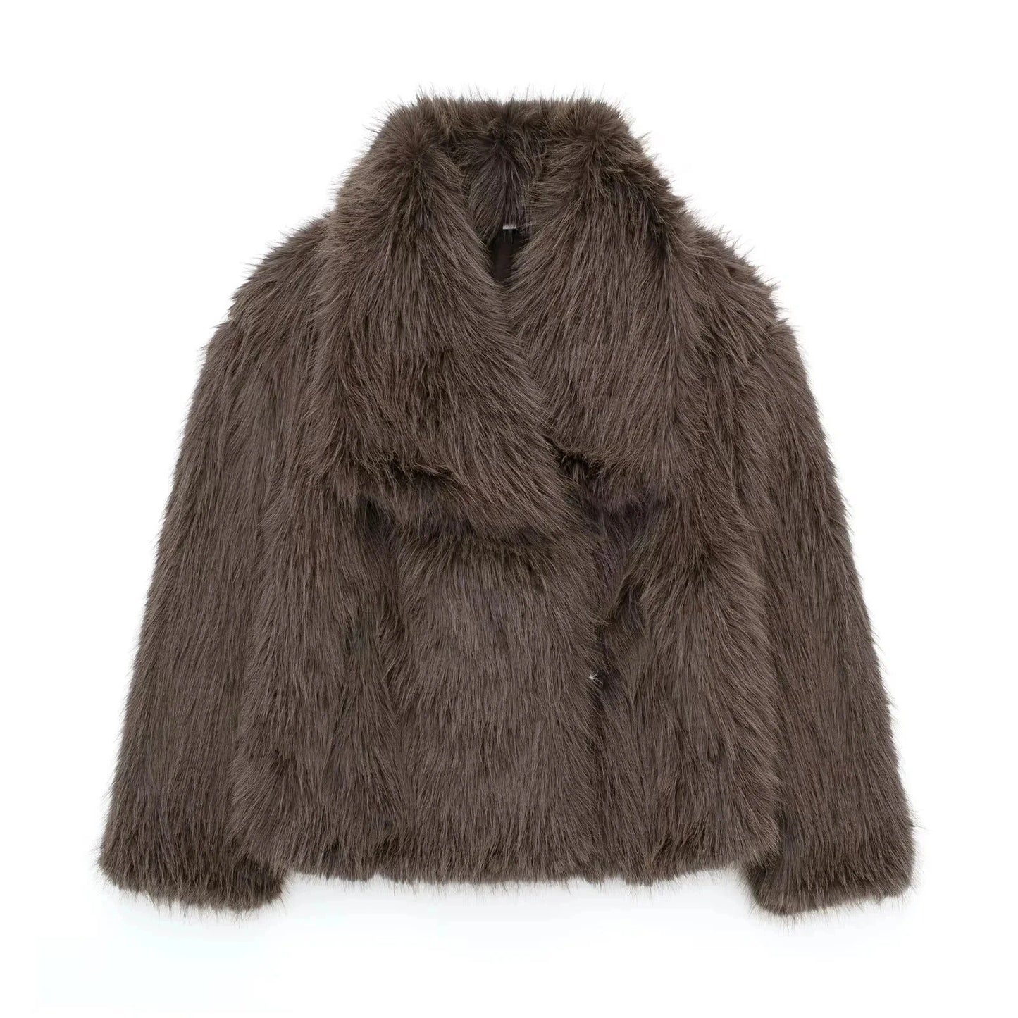 Addison® | Elegant faux fur jacket