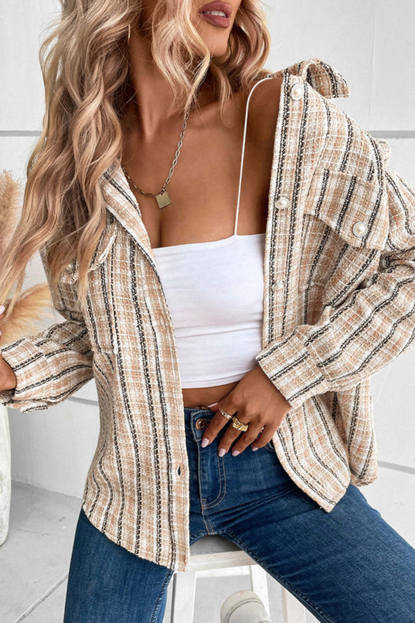 Aitana® | Checked shirt jacket from Spice Harvest