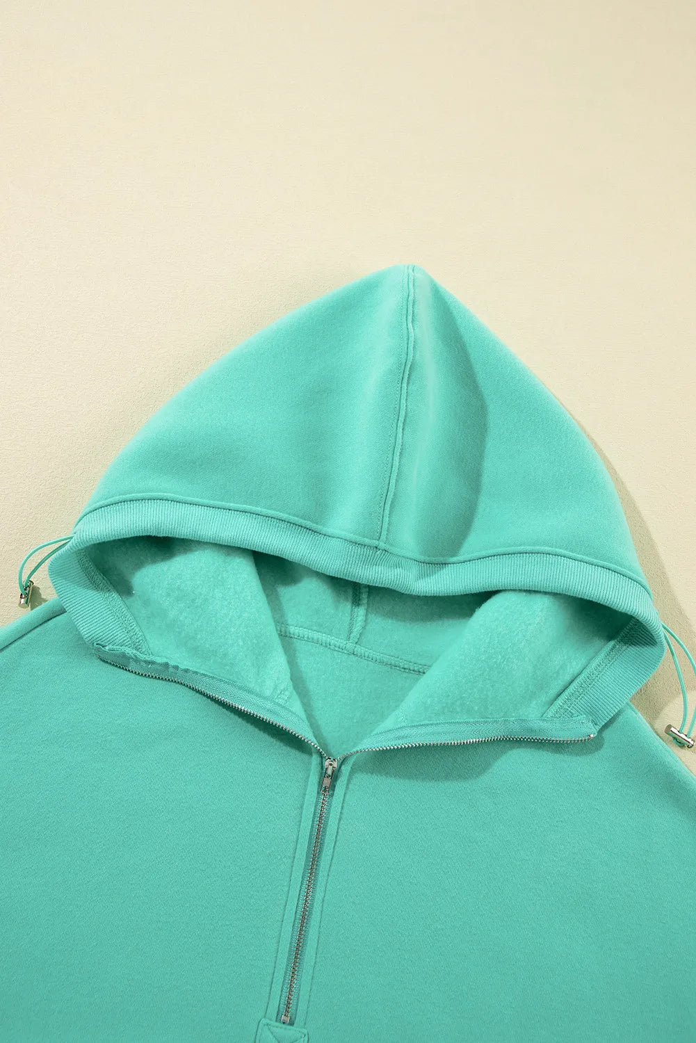 Adelheid® | Long sleeve half zip hoodie with pockets