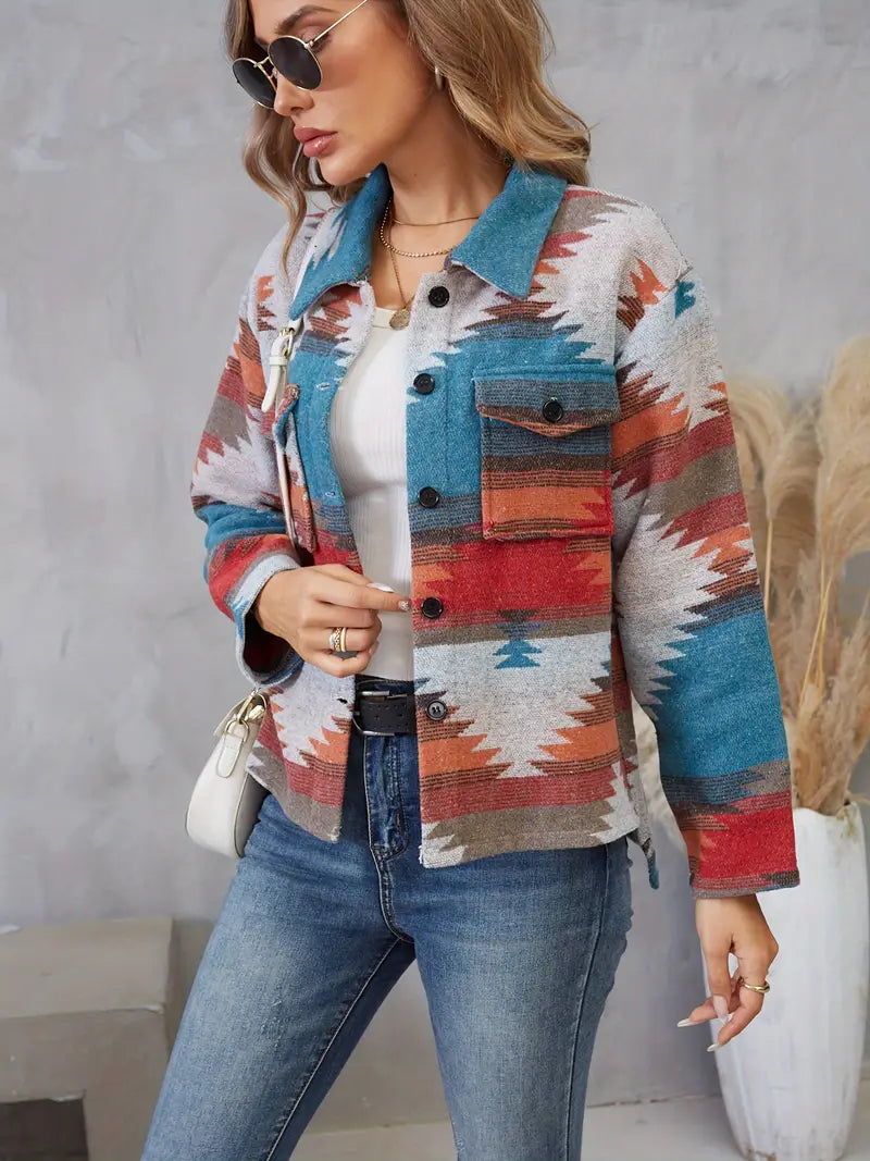 Amanda® | Vintage style cotton jacket for women