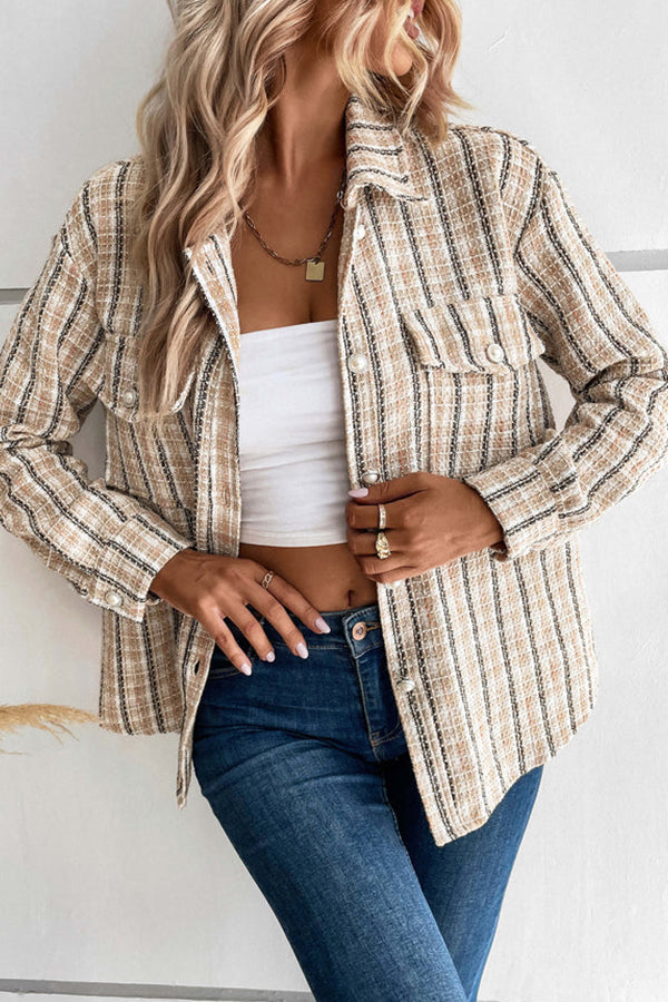 Aitana® | Checked shirt jacket from Spice Harvest