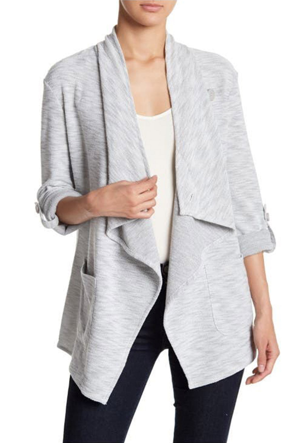 Amelie® | Stylish cardigan with a draped front