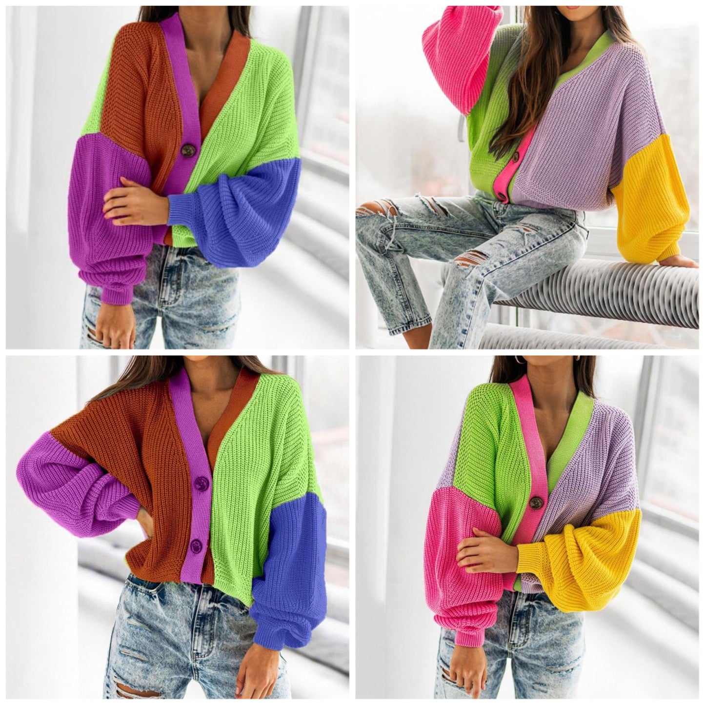 Zara® | Colorful knitted cardigan