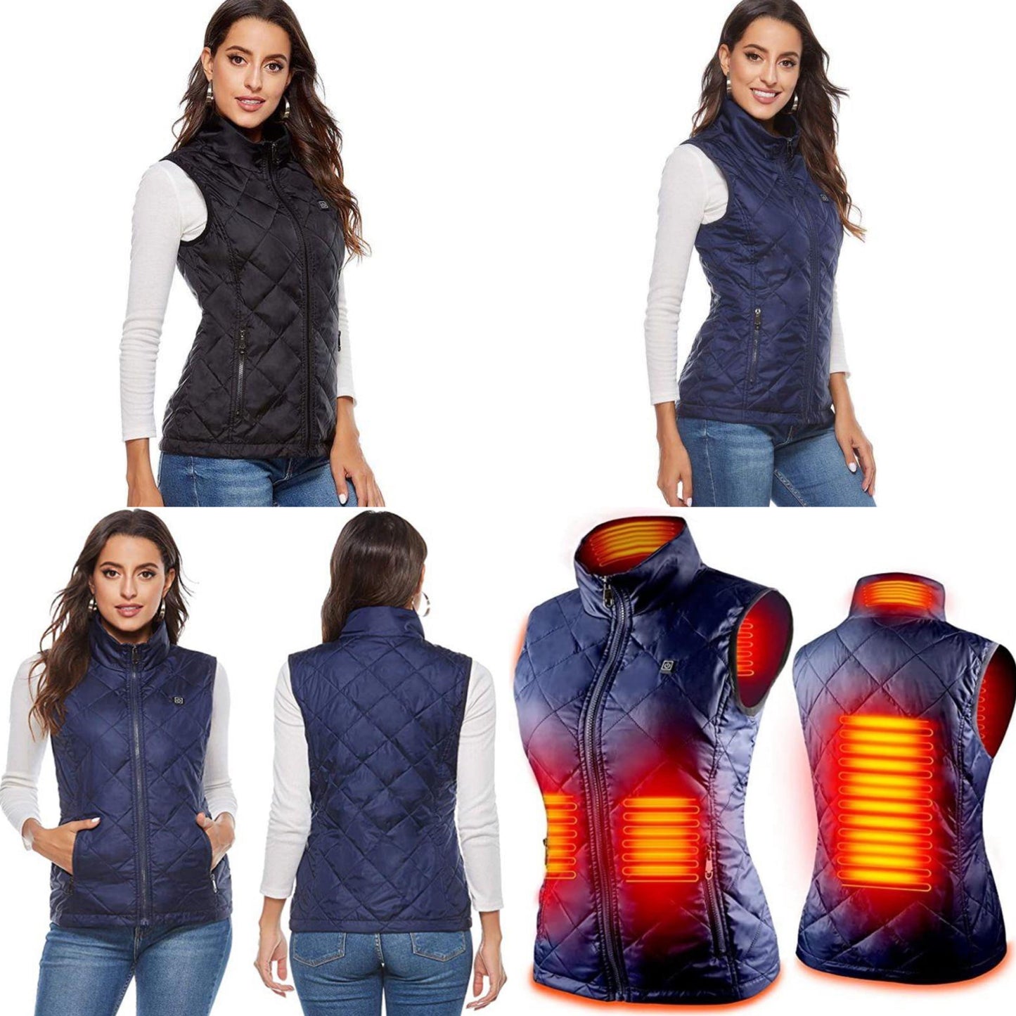 Zoe® | Fashionable heating vest with USB