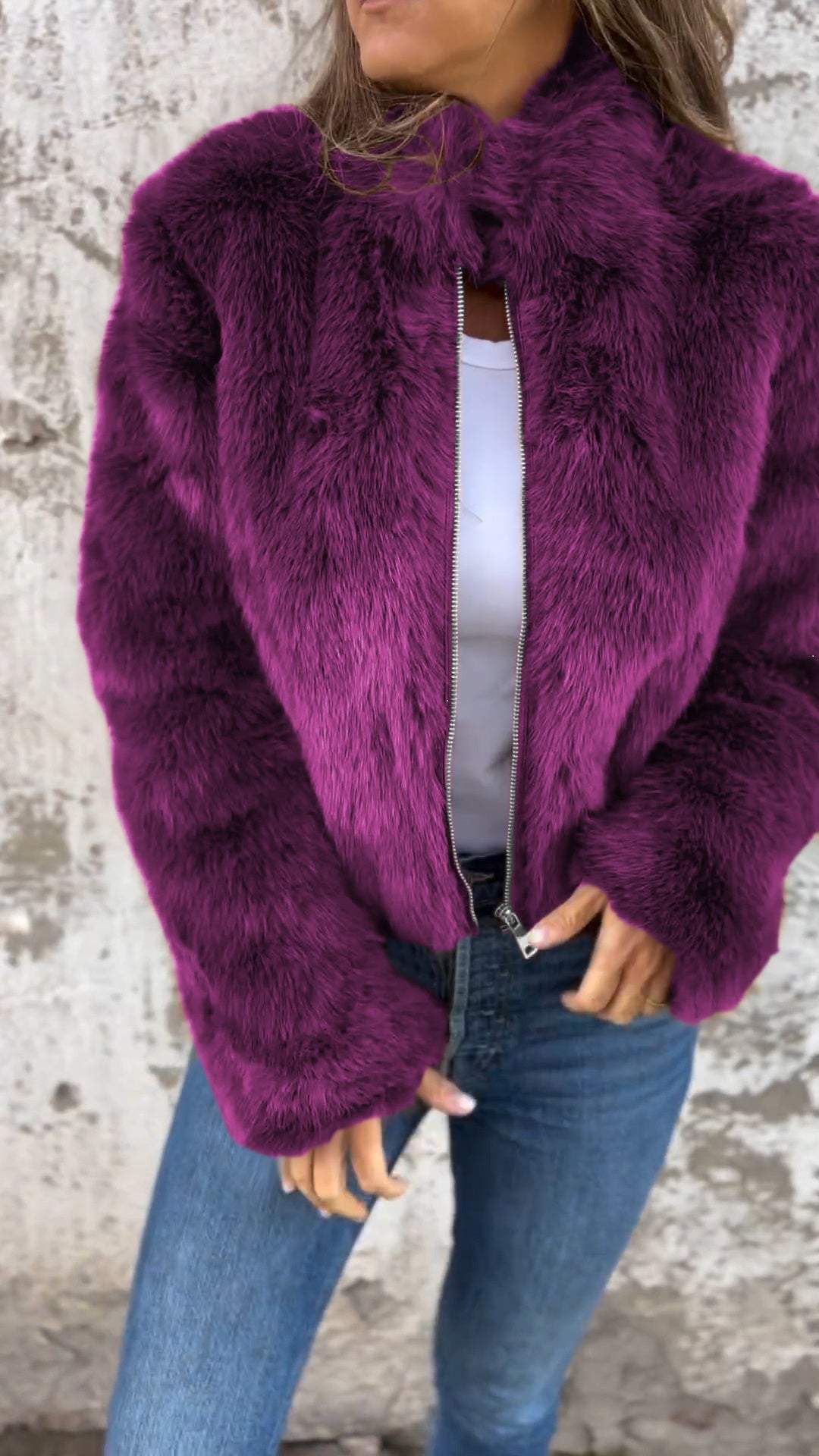 Alessandra® | Luxurious fur jacket