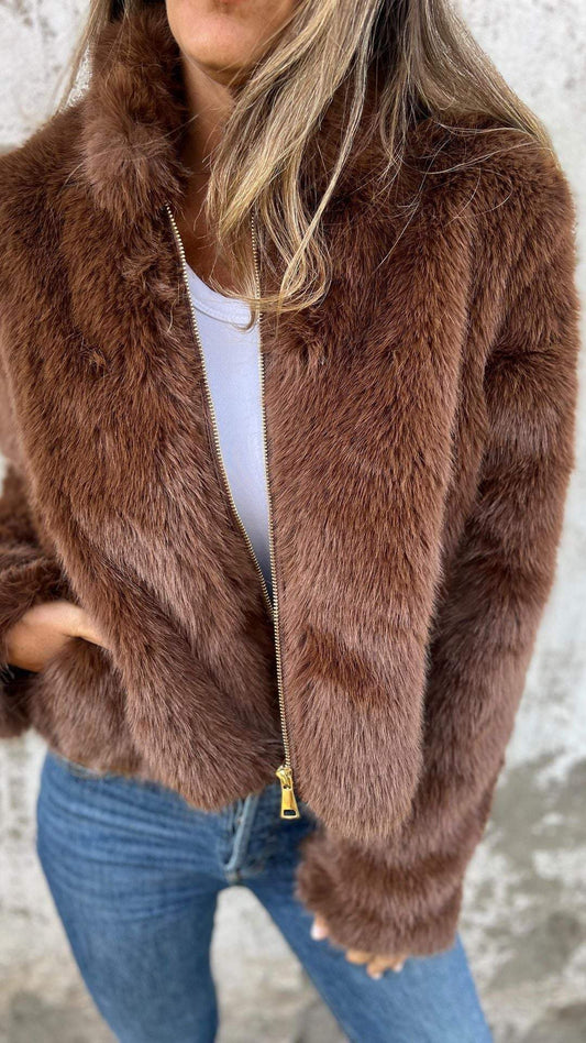 Alessandra® | Luxurious fur jacket