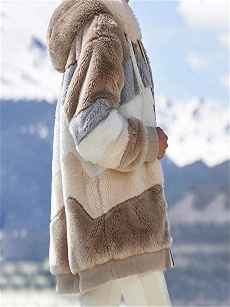 Yasmin® | Warm faux fur coat