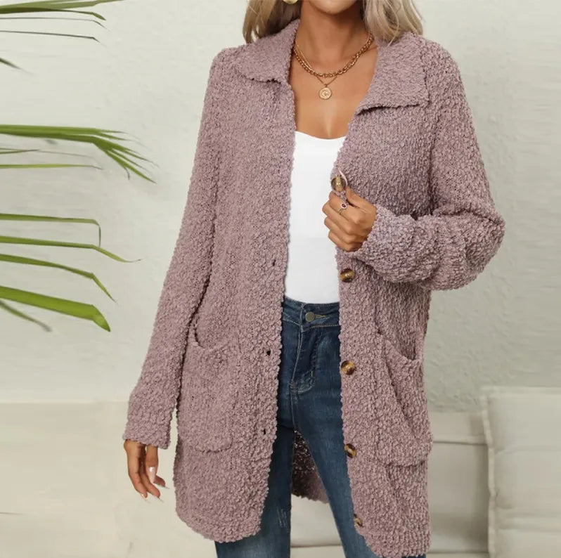 Angela® | Long cardigan with pockets